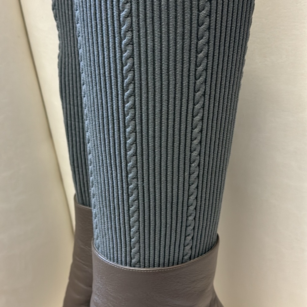 Chanel 2016 Interlocking CC Logo Sock Boots - Picture 4 of 7
